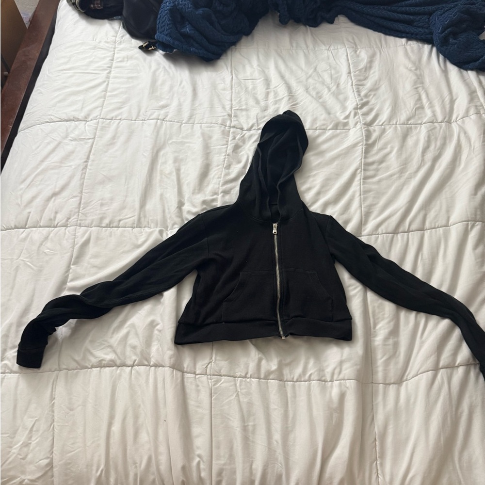 Black Women's Zip-Up Hoodie
